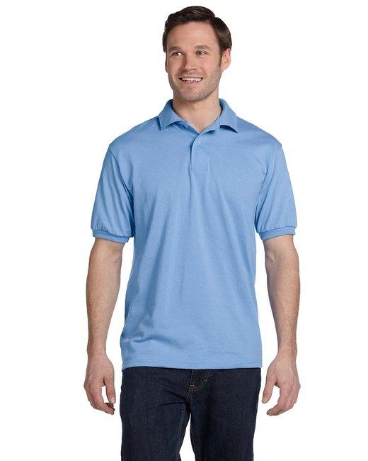Hanes Adult 50/50 EcoSmart® Jersey Knit Polo 054 - Dresses Max