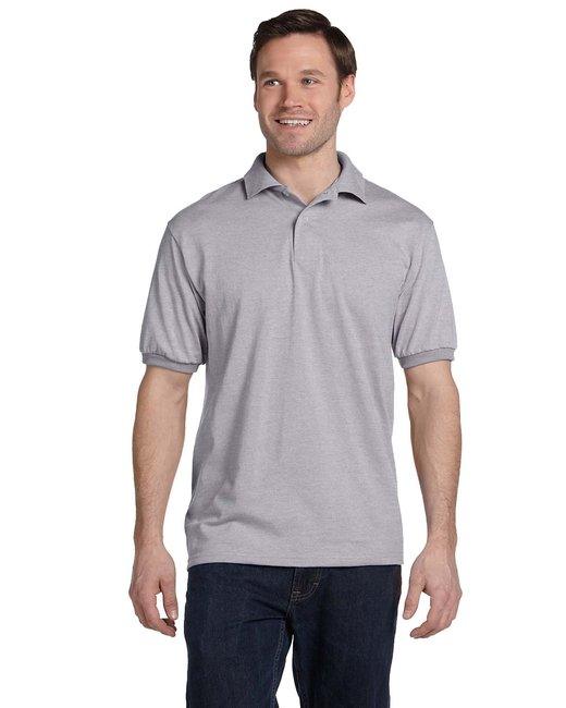 Hanes Adult 50/50 EcoSmart® Jersey Knit Polo 054 - Dresses Max