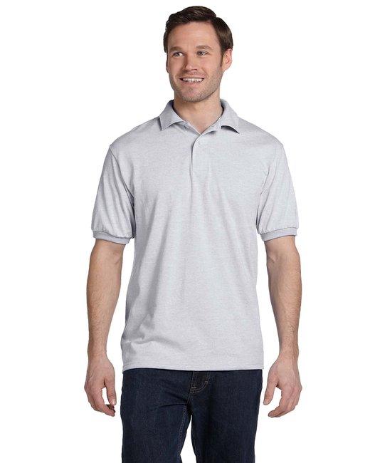 Hanes Adult 50/50 EcoSmart® Jersey Knit Polo 054 - Dresses Max