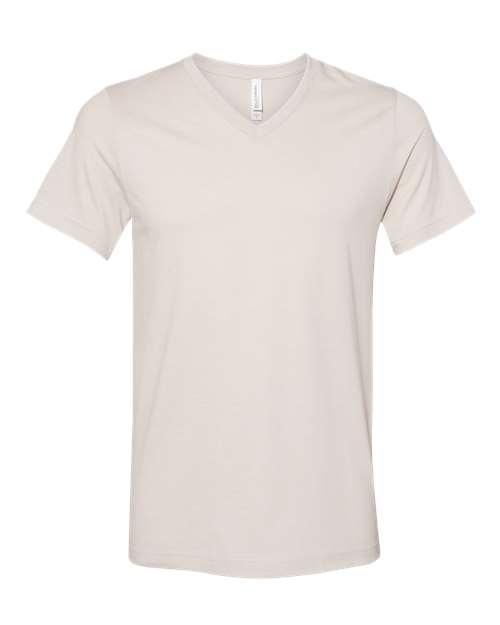 BELLA + CANVAS Heather CVC V-Neck Tee 3005CVC - Dresses Max