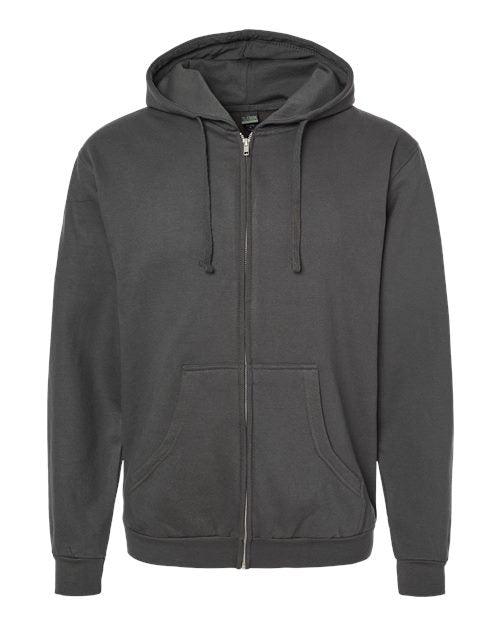 Tultex Unisex Full-Zip Hooded Sweatshirt 331 - Dresses Max