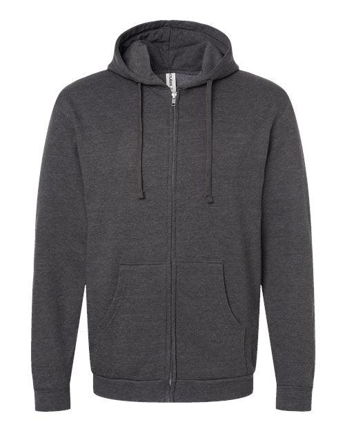 Tultex Unisex Full-Zip Hooded Sweatshirt 331 - Dresses Max