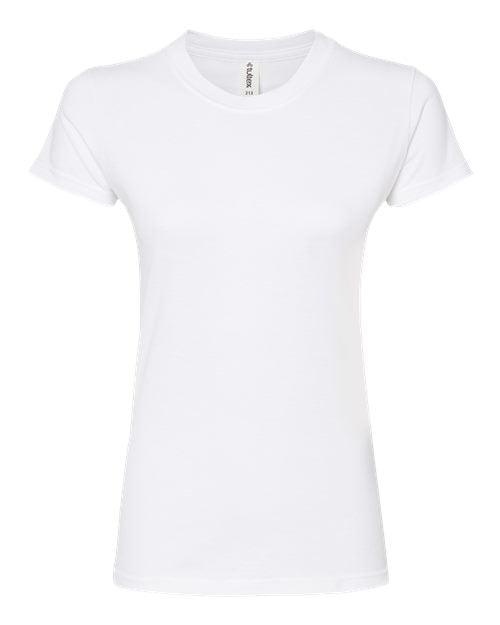 Tultex Women's Fine Jersey T-Shirt 213 - Dresses Max