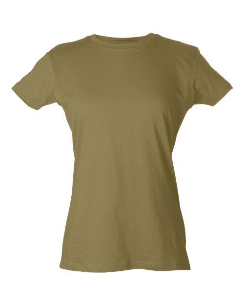 Tultex Women's Fine Jersey T-Shirt 213 - Dresses Max