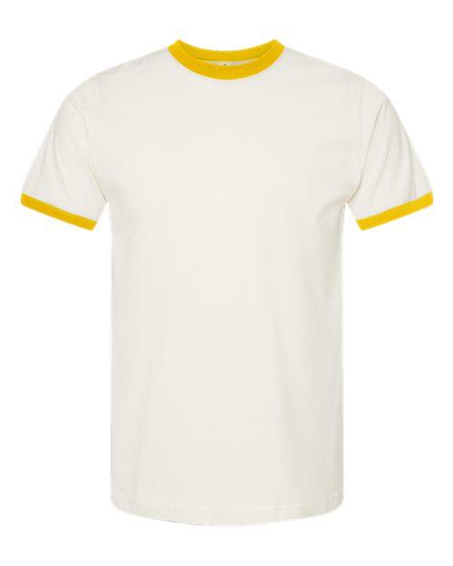 Tultex Unisex Fine Jersey Ringer T-Shirt 246 - Dresses Max