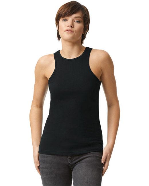 American Apparel Ladies' CVC Racerneck Tank 101CVC - Dresses Max