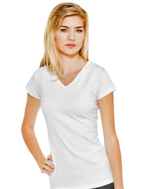 In Your Face Women's V-Neck T-Shirt A18 - Dresses Max