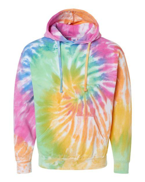 Colortone Tie-Dyed Hooded Sweatshirt 8777 - Dresses Max