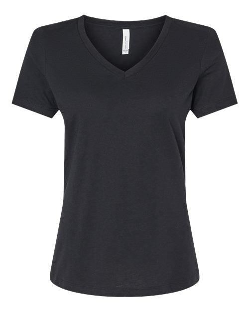 BELLA + CANVAS Women's Relaxed Heather CVC V-Neck Tee 6405CVC - Dresses Max