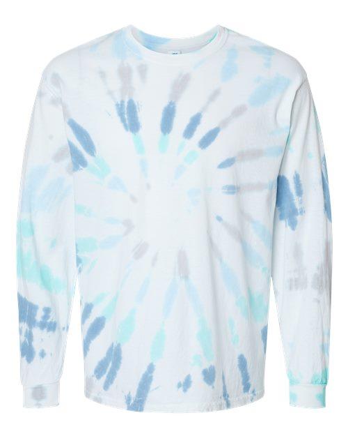 Colortone Tie-Dyed Long Sleeve T-Shirt 2000 - Dresses Max