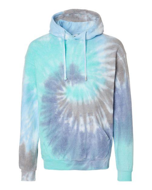 Colortone Tie-Dyed Cloud Fleece Hooded Sweatshirt 8600 - Dresses Max