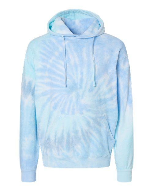 Colortone Tie-Dyed Cloud Fleece Hooded Sweatshirt 8600 - Dresses Max