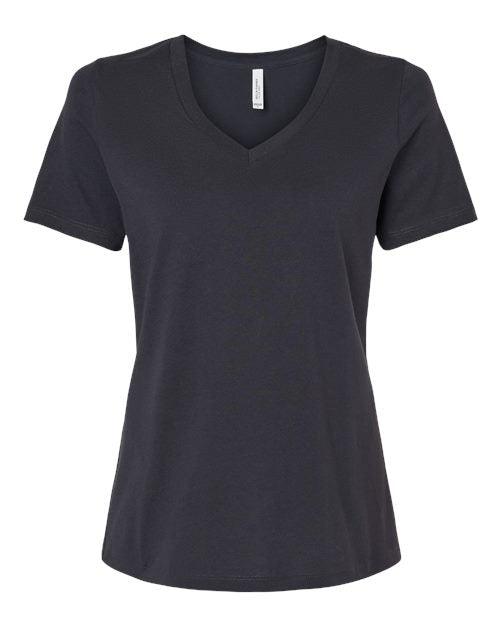 BELLA + CANVAS Women’s Relaxed Jersey V-Neck Tee 6405 - Dresses Max