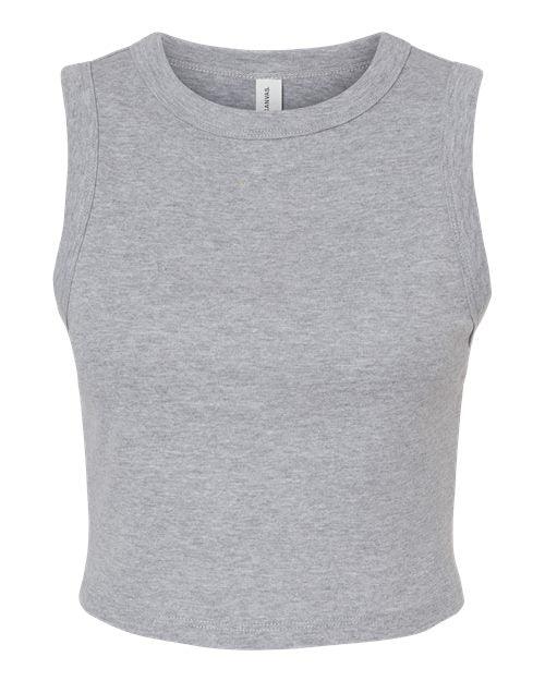 BELLA + CANVAS Women's Micro Rib Muscle Crop Tank 1013 - Dresses Max