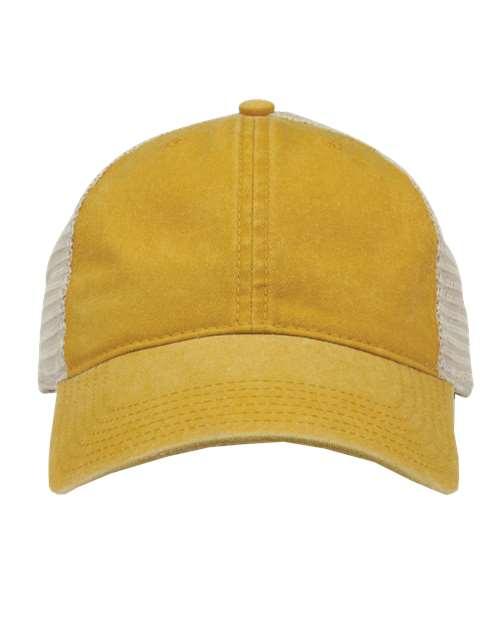 The Game Pigment-Dyed Trucker Cap GB460 - Dresses Max