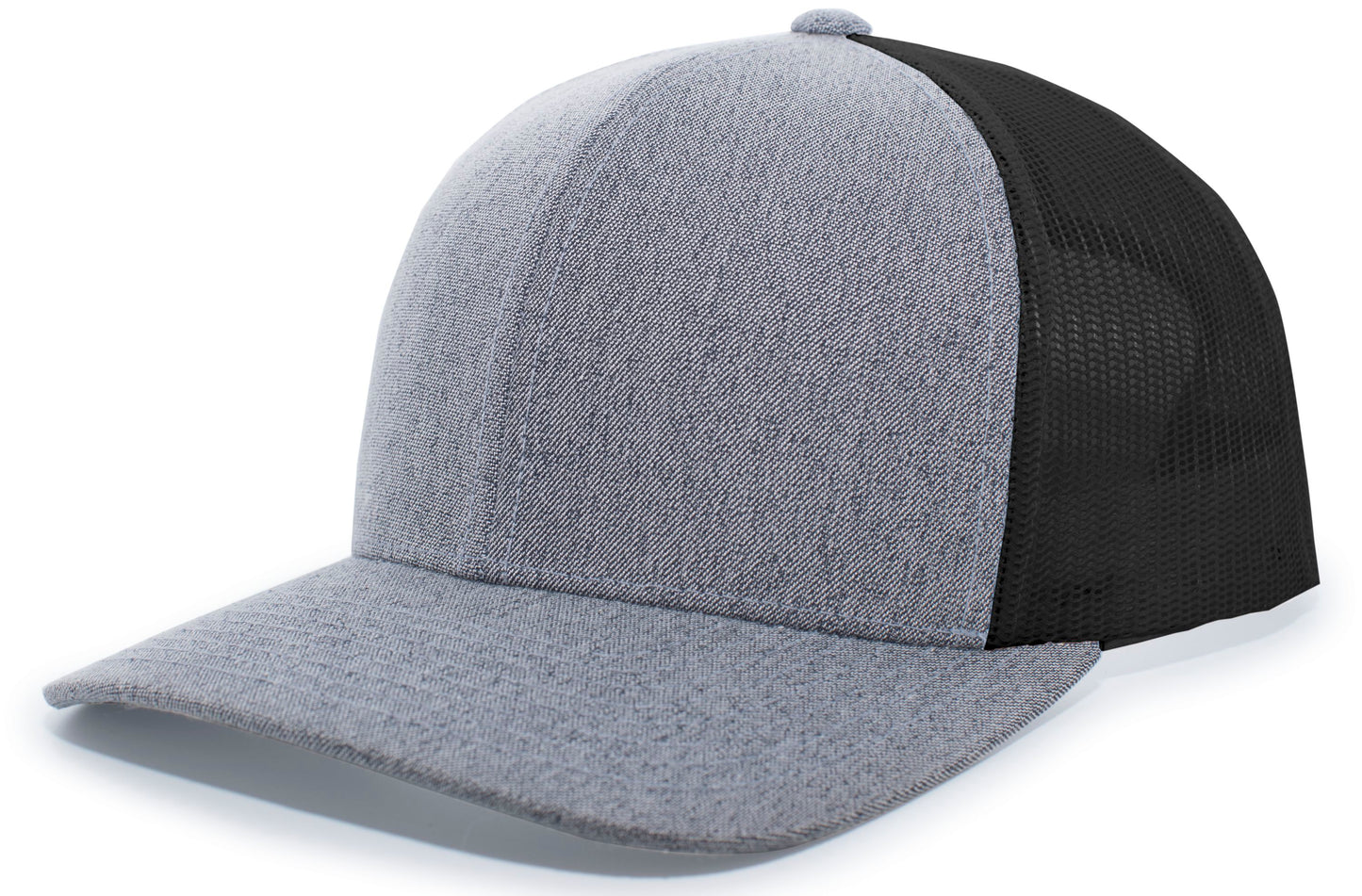 Heather Trucker Snapback Cap 110C