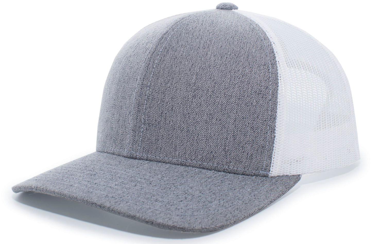 Heather Trucker Snapback Cap 110C