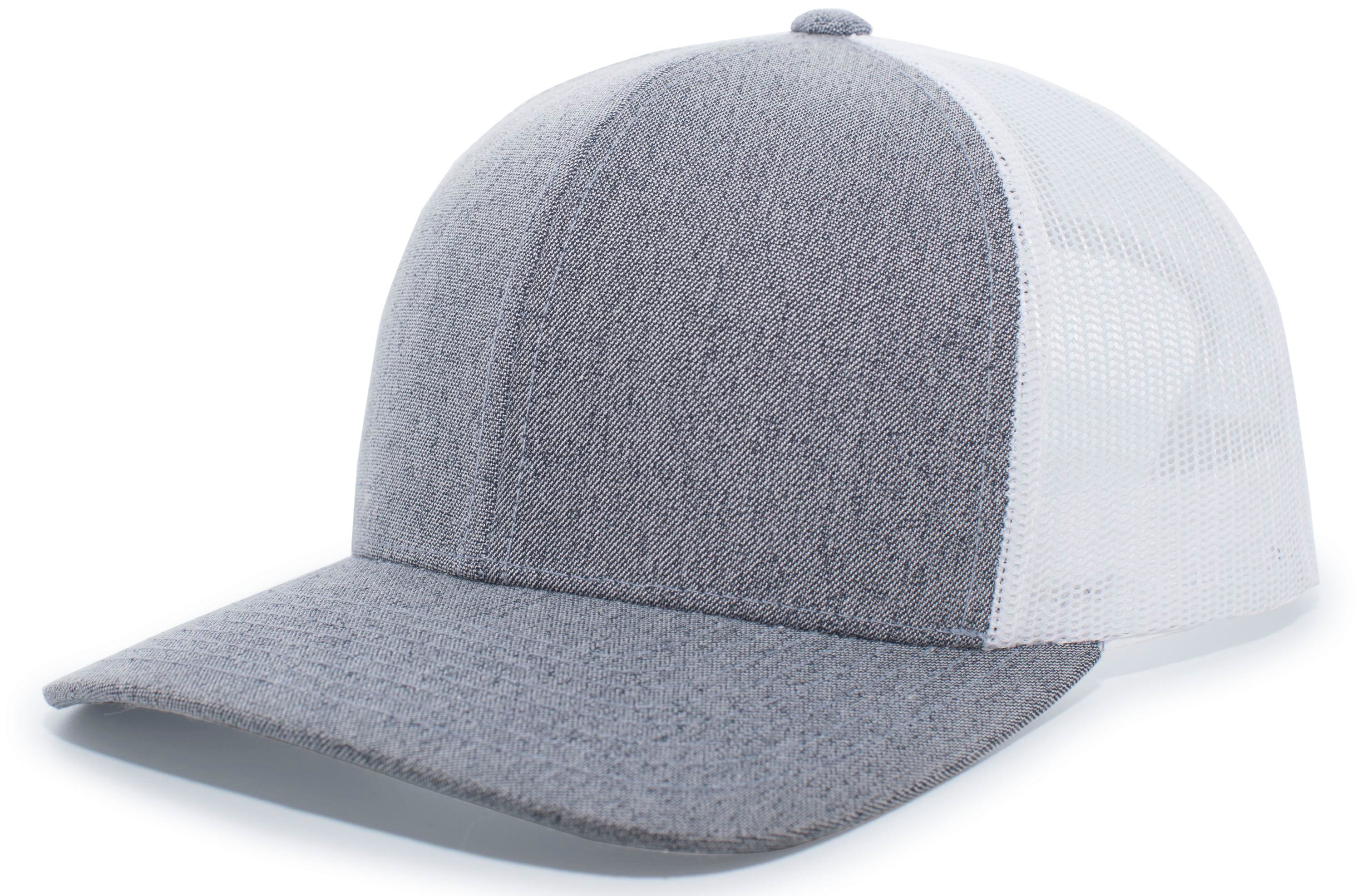Heather Trucker Snapback Cap 110C