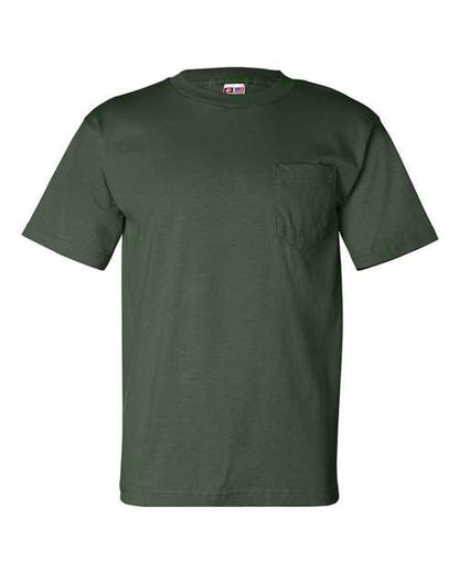 Bayside USA-Made T-Shirt with a Pocket 7100 - Dresses Max