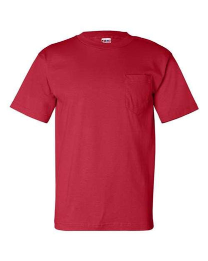 Bayside USA-Made T-Shirt with a Pocket 7100 - Dresses Max