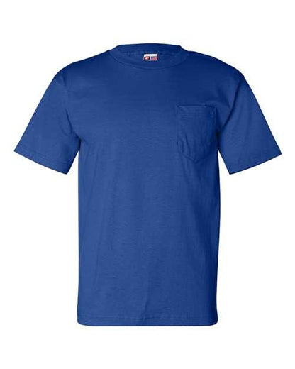 Bayside USA-Made T-Shirt with a Pocket 7100 - Dresses Max