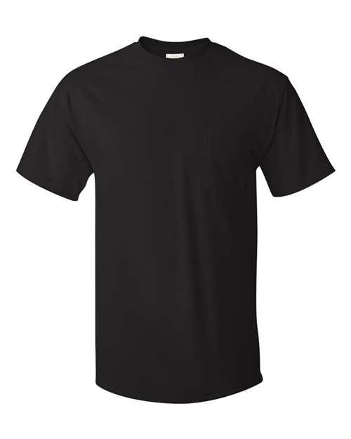 Hanes Authentic Pocket T-Shirt 5590 - Dresses Max