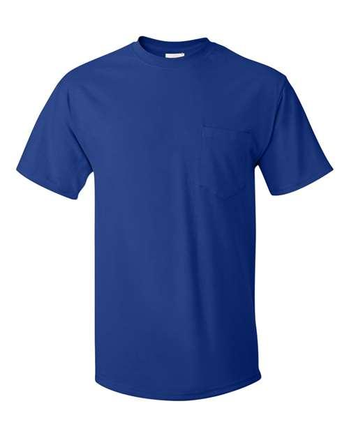 Hanes Authentic Pocket T-Shirt 5590 - Dresses Max