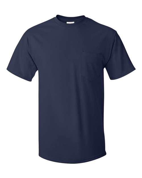 Hanes Authentic Pocket T-Shirt 5590 - Dresses Max