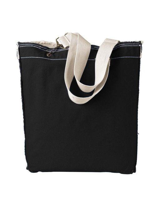 Authentic Pigment Direct-Dyed Raw-Edge Tote 1906 - Dresses Max