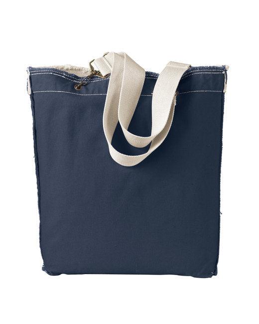 Authentic Pigment Direct-Dyed Raw-Edge Tote 1906 - Dresses Max