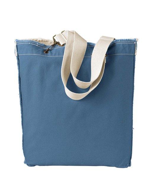 Authentic Pigment Direct-Dyed Raw-Edge Tote 1906 - Dresses Max
