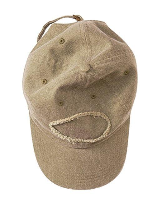 Authentic Pigment Pigment-Dyed Raw-Edge Patch Baseball Cap 1917 - Dresses Max