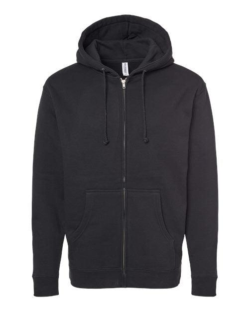 Independent Trading Co. Heavyweight Full-Zip Hooded Sweatshirt IND4000Z - Dresses Max