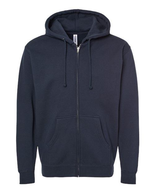 Independent Trading Co. Heavyweight Full-Zip Hooded Sweatshirt IND4000Z - Dresses Max