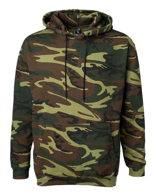 Code Five Camo Pullover Fleece Hoodie 3969 - Dresses Max