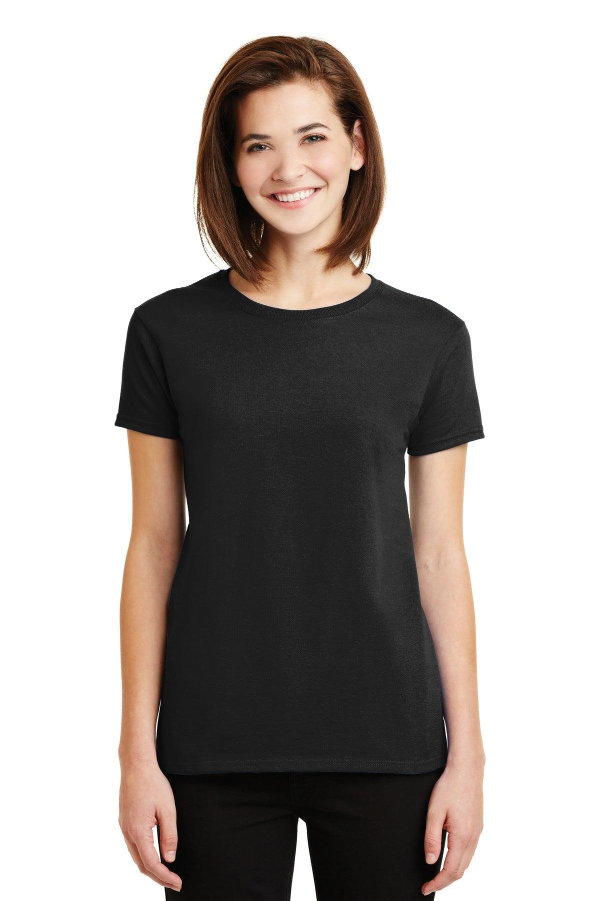 Gildan - Ladies Ultra Cotton 100% US Cotton T-Shirt. 2000L - Dresses Max
