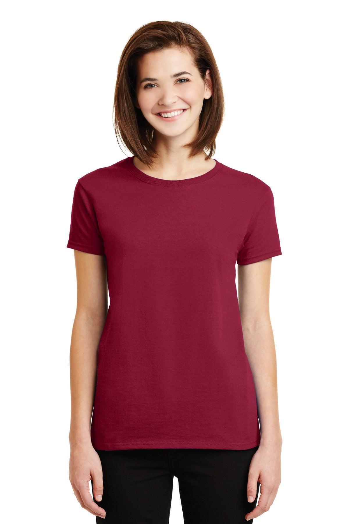 Gildan - Ladies Ultra Cotton 100% US Cotton T-Shirt. 2000L - Dresses Max
