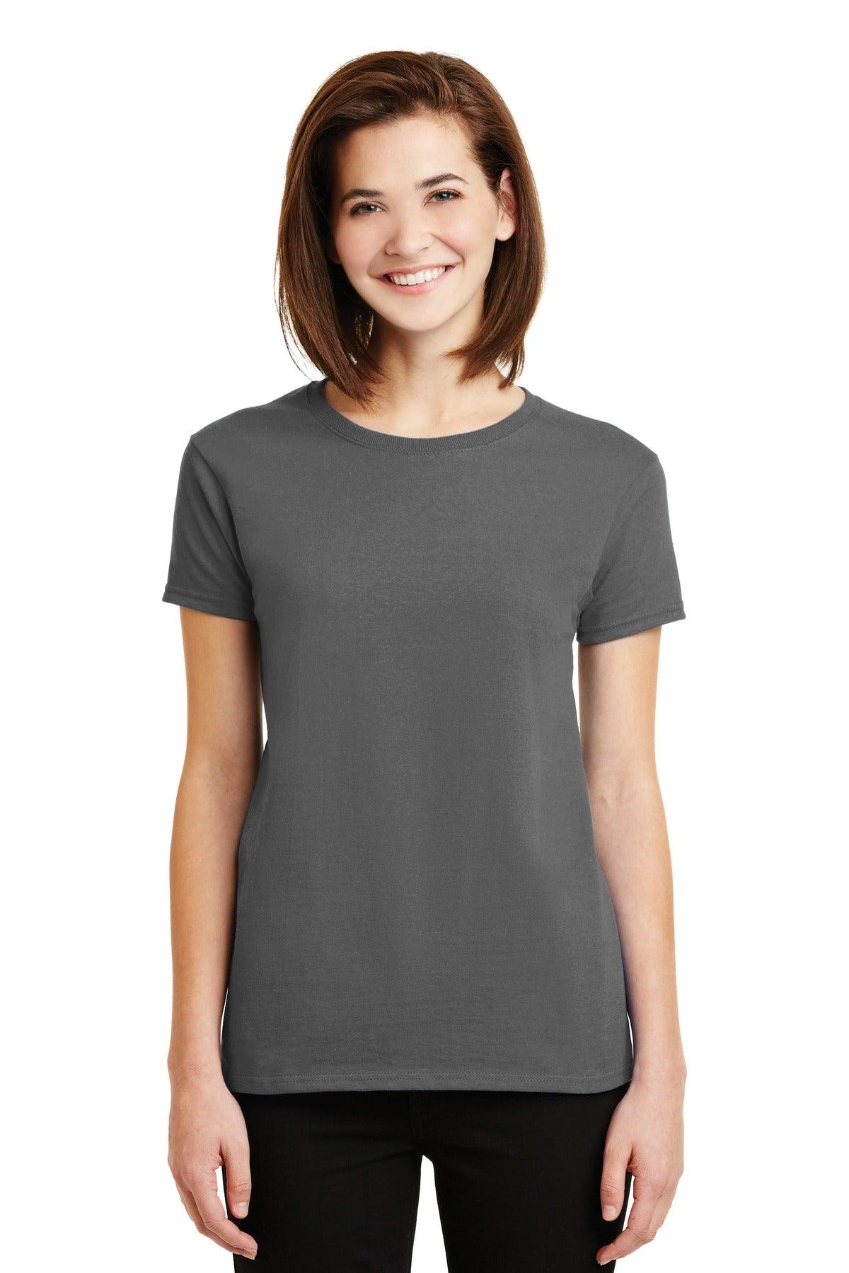 Gildan - Ladies Ultra Cotton 100% US Cotton T-Shirt. 2000L - Dresses Max