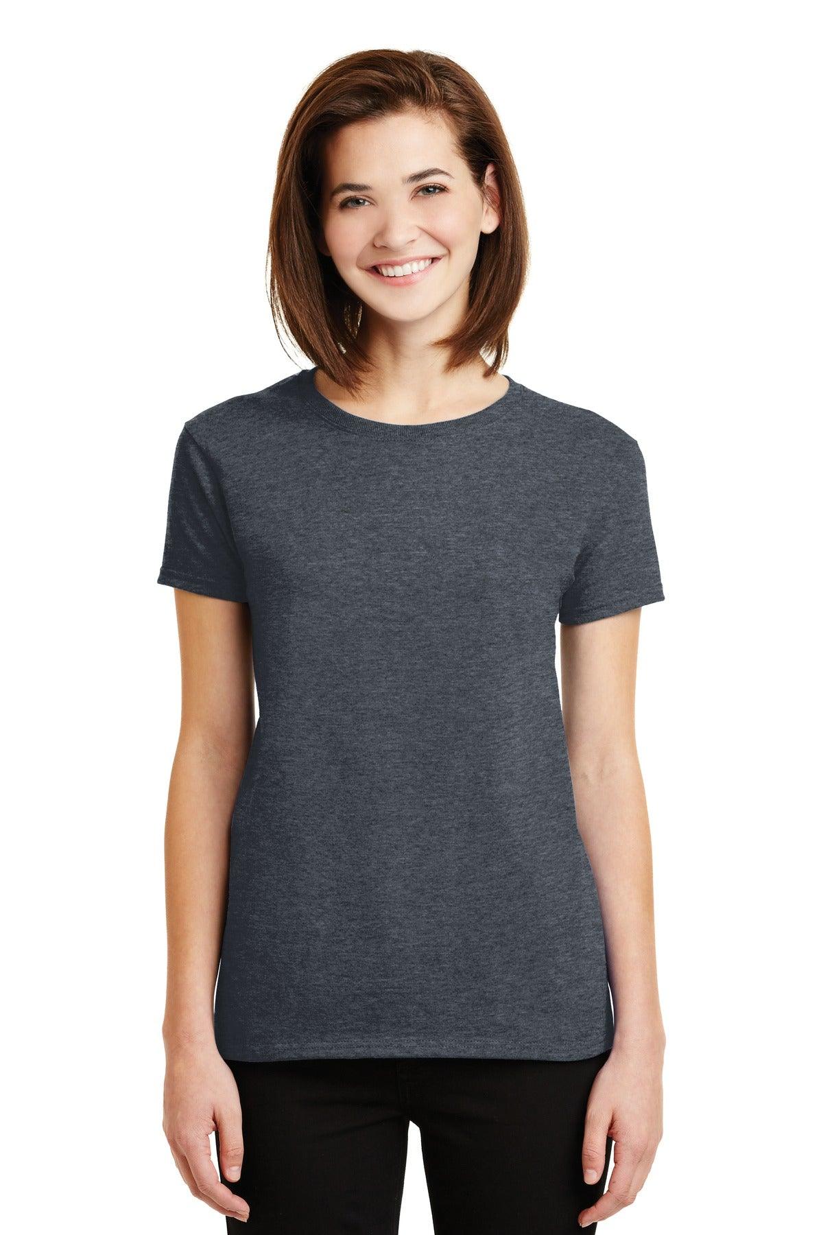 Gildan - Ladies Ultra Cotton 100% US Cotton T-Shirt. 2000L - Dresses Max