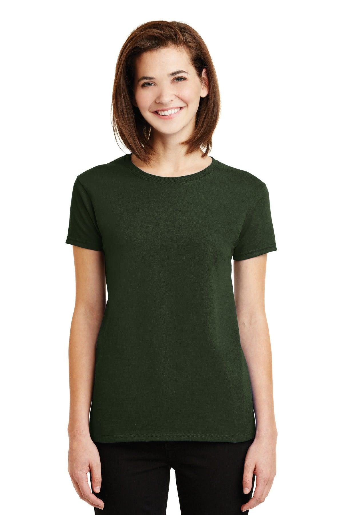 Gildan - Ladies Ultra Cotton 100% US Cotton T-Shirt. 2000L - Dresses Max