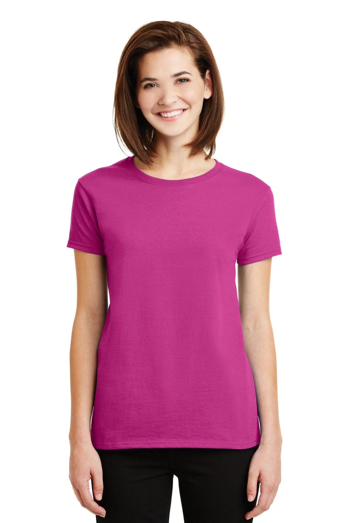Gildan - Ladies Ultra Cotton 100% US Cotton T-Shirt. 2000L - Dresses Max