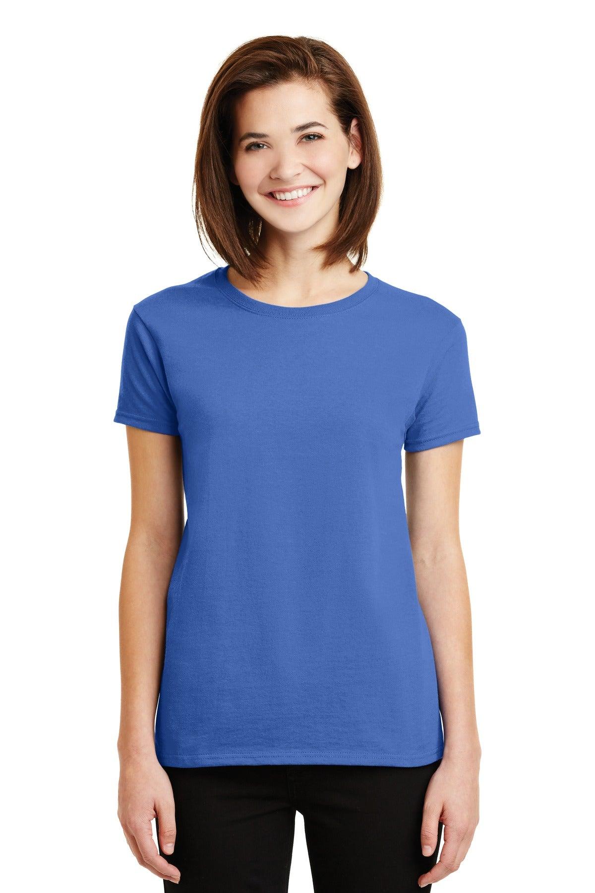 Gildan - Ladies Ultra Cotton 100% US Cotton T-Shirt. 2000L - Dresses Max