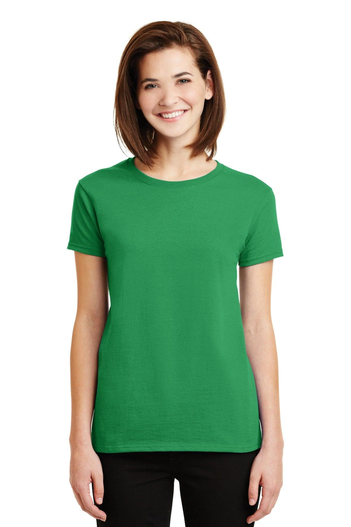 Gildan - Ladies Ultra Cotton 100% US Cotton T-Shirt. 2000L - Dresses Max