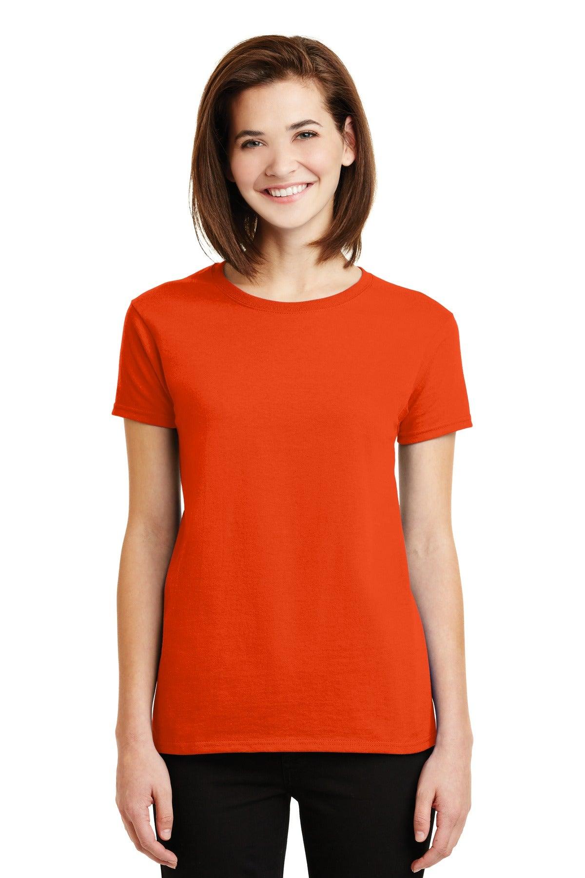 Gildan - Ladies Ultra Cotton 100% US Cotton T-Shirt. 2000L - Dresses Max