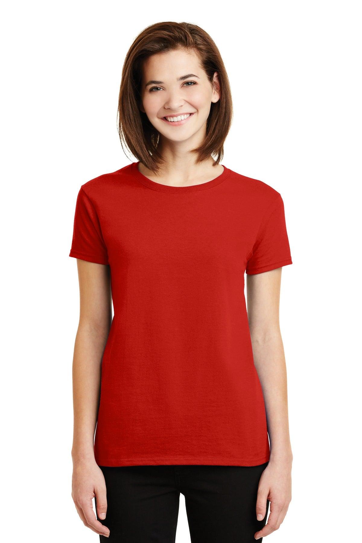 Gildan - Ladies Ultra Cotton 100% US Cotton T-Shirt. 2000L - Dresses Max