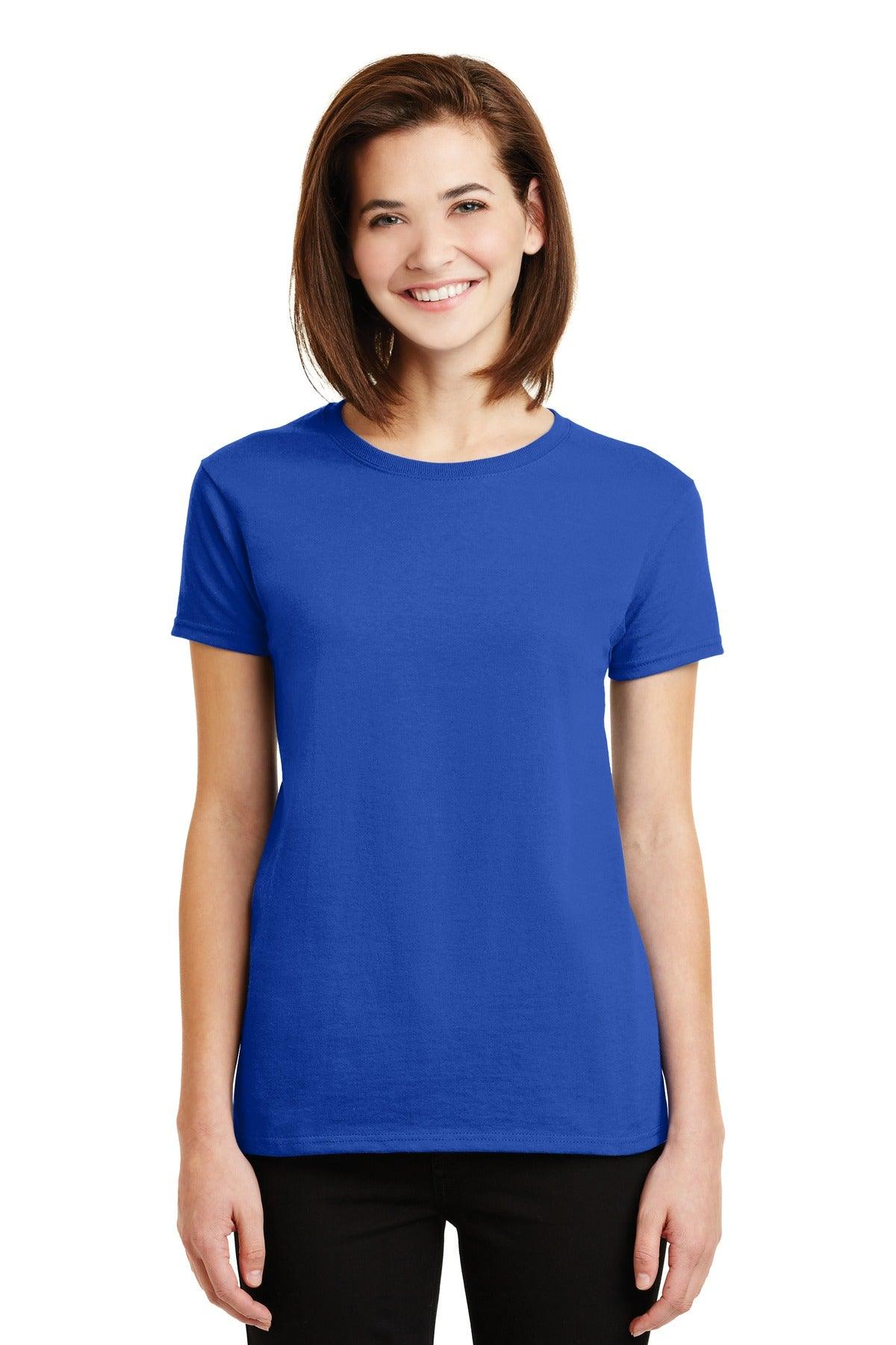 Gildan - Ladies Ultra Cotton 100% US Cotton T-Shirt. 2000L - Dresses Max