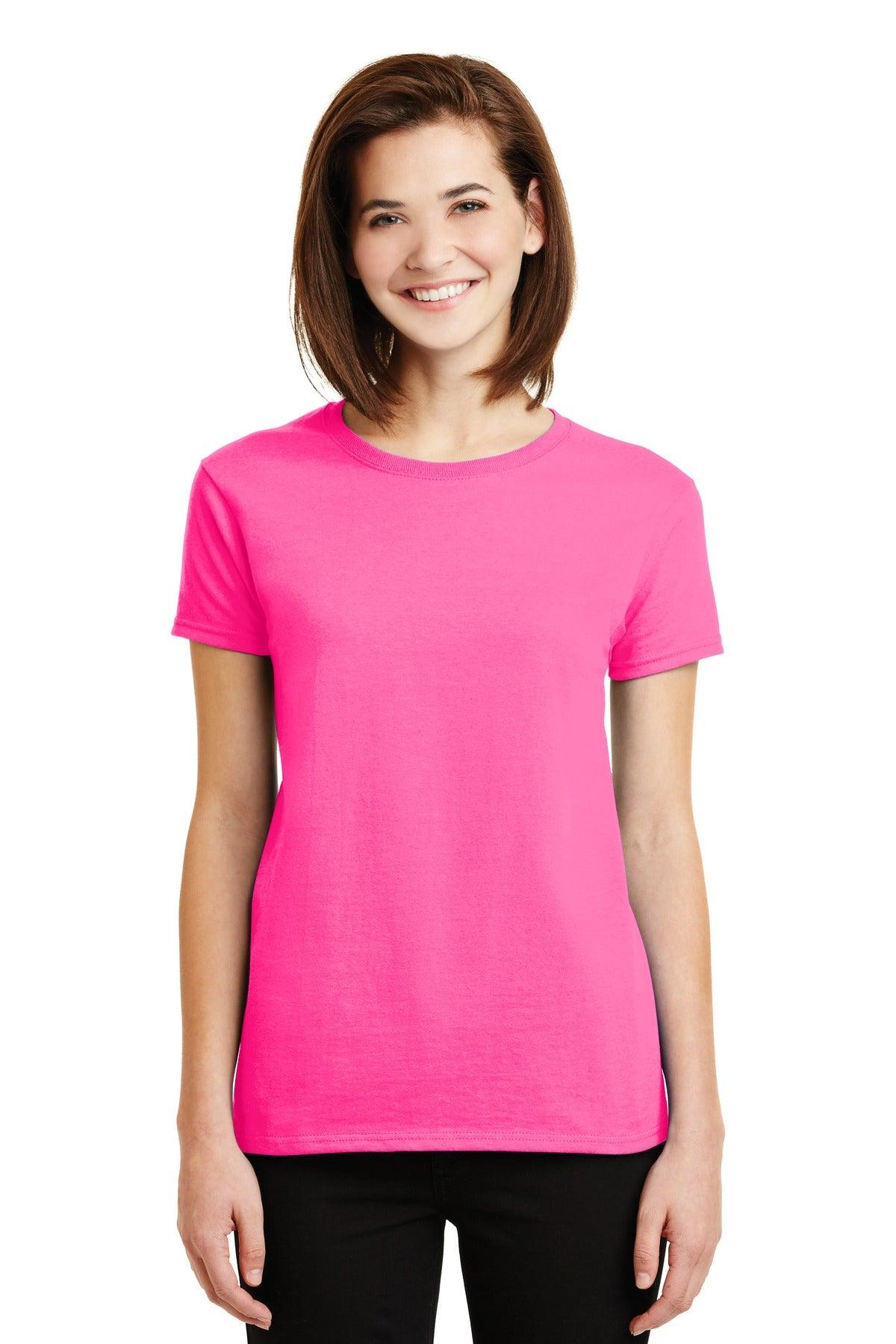 Gildan - Ladies Ultra Cotton 100% US Cotton T-Shirt. 2000L - Dresses Max