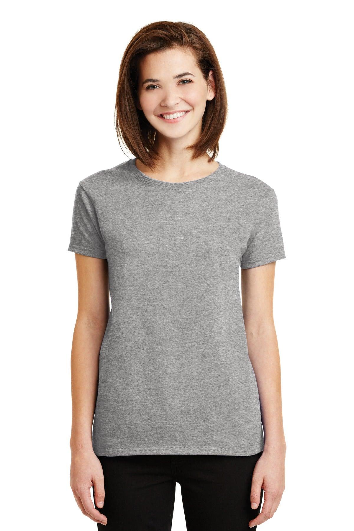 Gildan - Ladies Ultra Cotton 100% US Cotton T-Shirt. 2000L - Dresses Max
