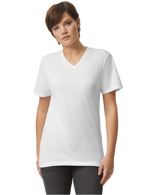 American Apparel Unisex CVC V-Neck T-Shirt 2006CVC - Dresses Max