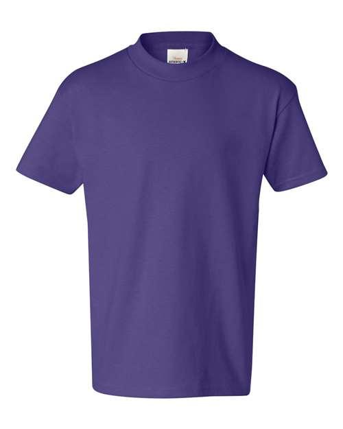 Hanes Authentic Youth T-Shirt 5450 - Dresses Max